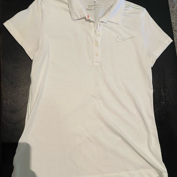 Nike White Golf Polo Shirt - Picture 1 of 2